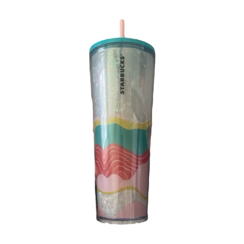 Starbucks pastel wave iridescent venti tumbler